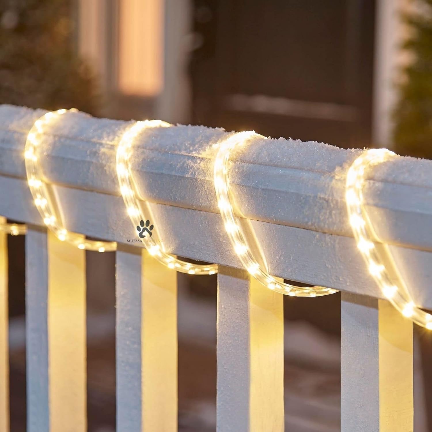 Mufasa LED Rope Light 2,5,15,20m — Warm White Waterproof Strip for Diwali Lighting & Home Decoration