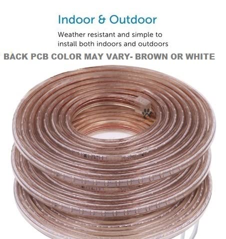 Mufasa LED Rope Light 2,5,15,20m — Warm White Waterproof Strip for Diwali Lighting & Home Decoration